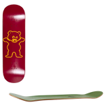 Grizzly Mascot Skateboard Deck 8"