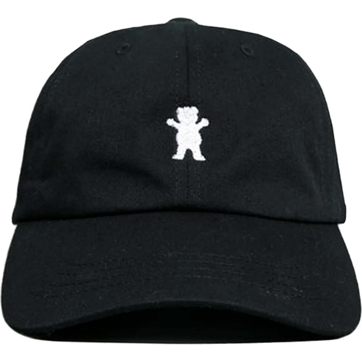 Grizzly OG Bear Dad Hat - Black/White