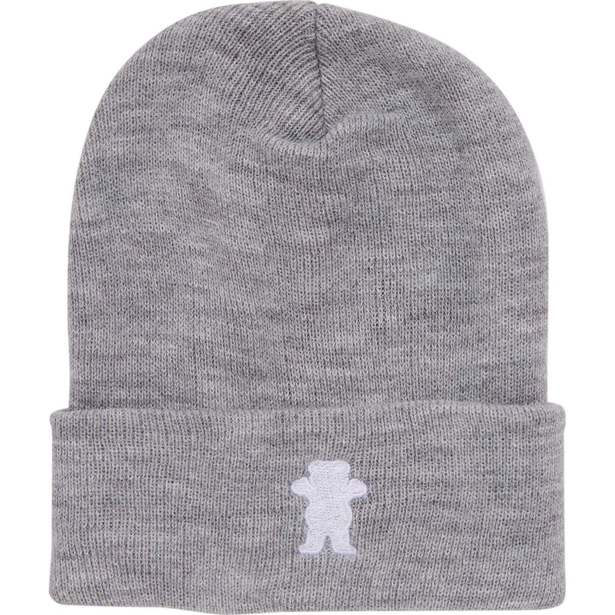 Grizzly OG Bear Embroidered Beanie - Heather Grey