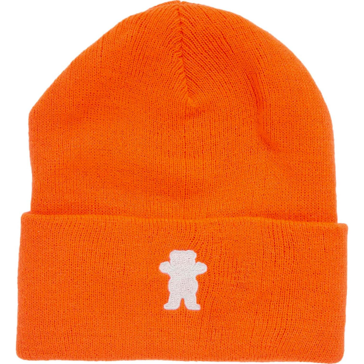Grizzly OG Bear Embroidered Beanie - Orange