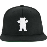 Grizzly OG Bear Snapback Cap - Black/White