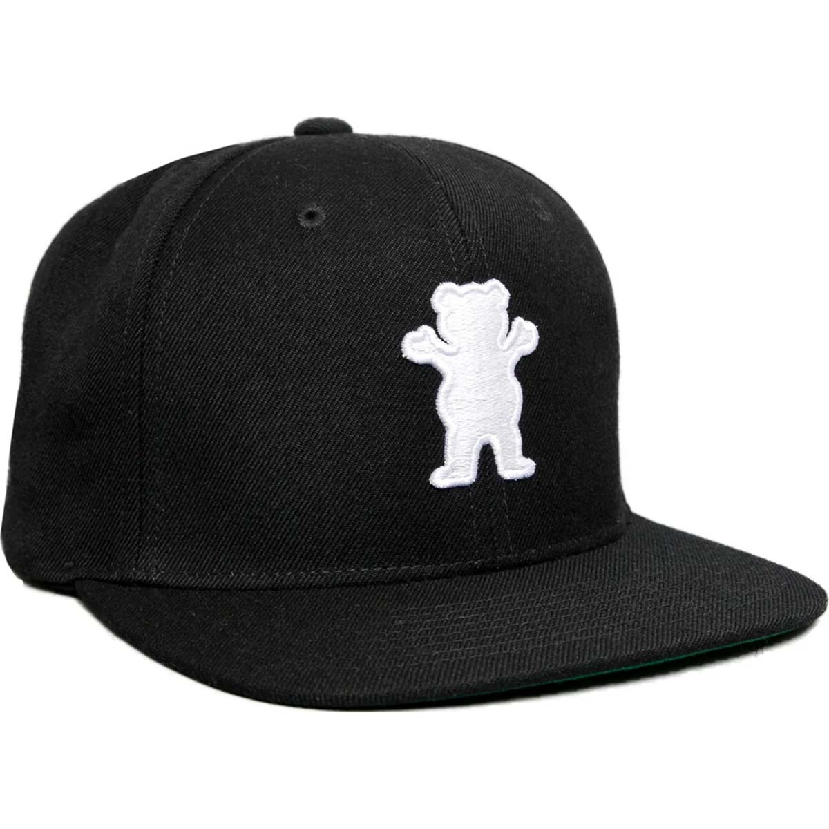 Grizzly OG Bear Snapback Cap - Black/White