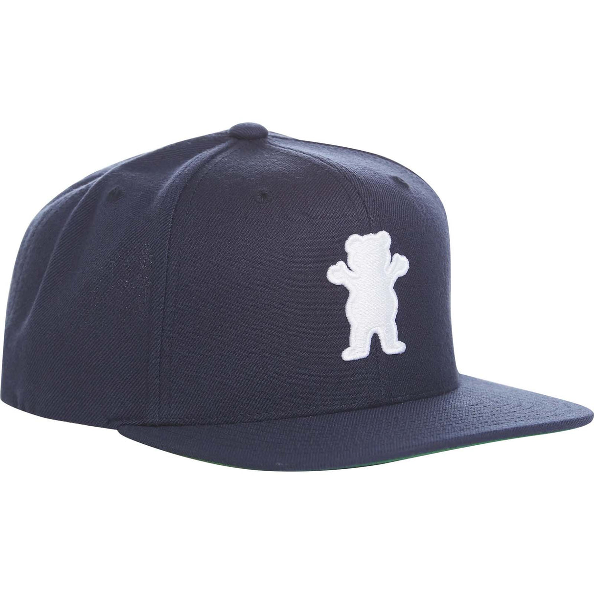Grizzly OG Bear Snapback Cap - Navy/White