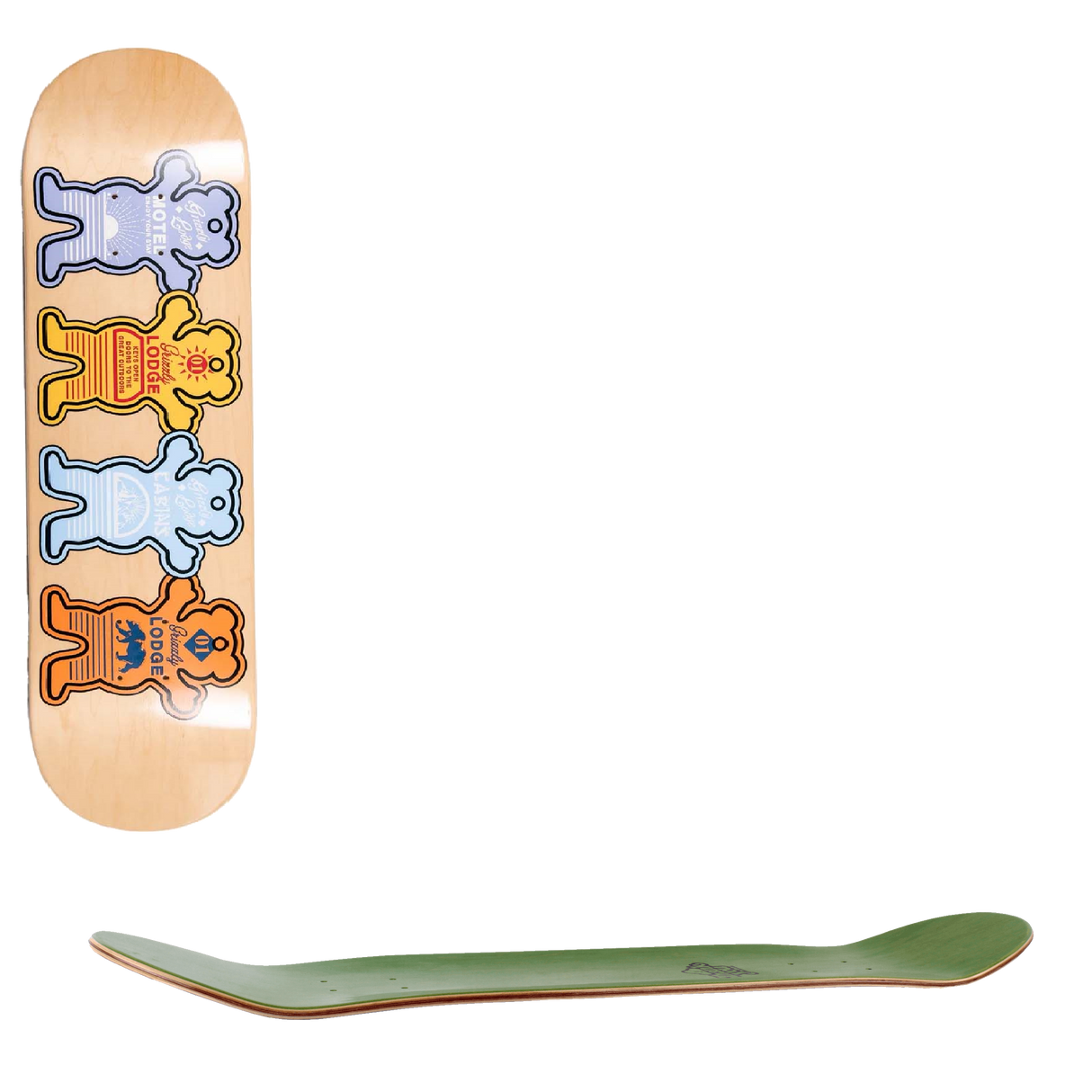 Grizzly Room Keys Skateboard Deck 7.75"