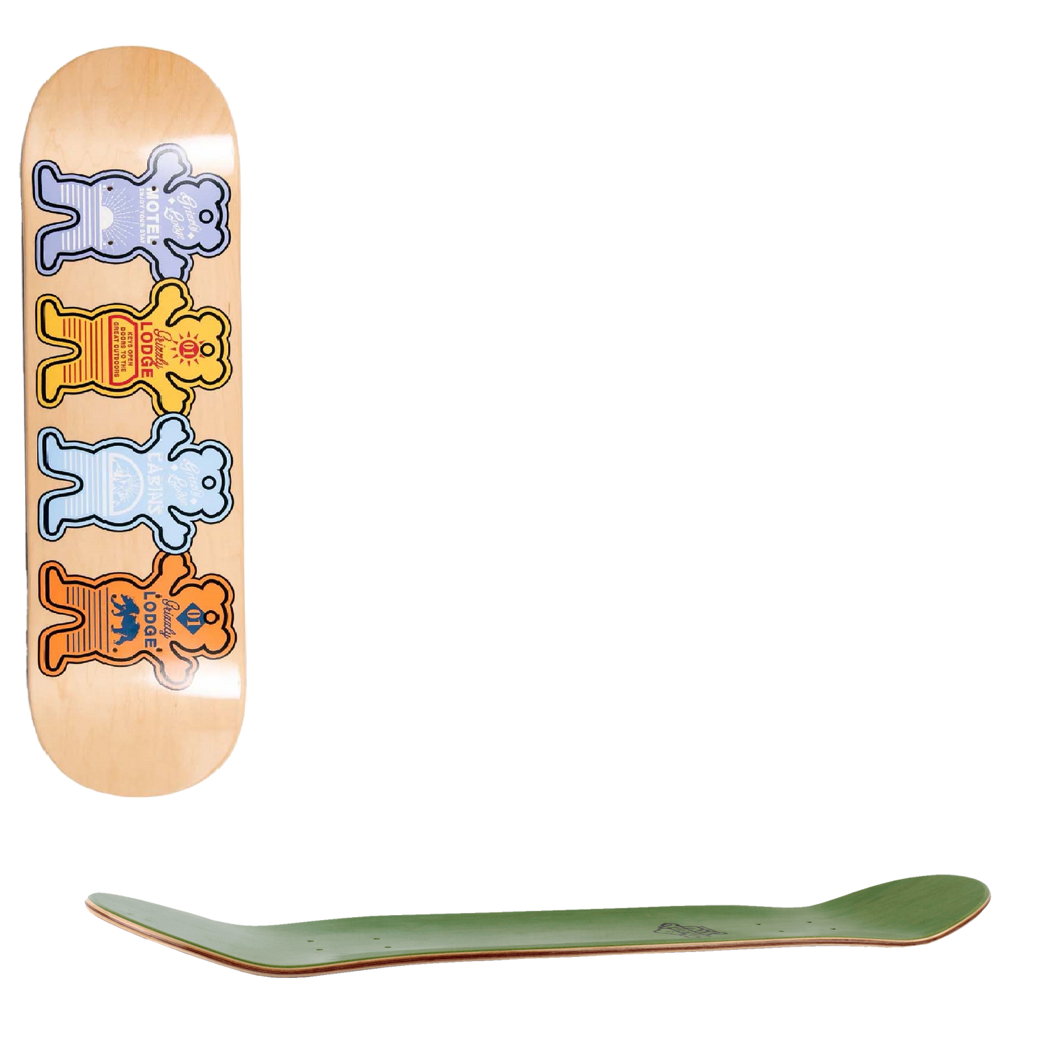 Grizzly Room Keys Skateboard Deck 8.25"