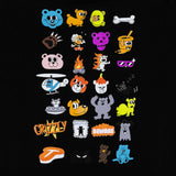 Grizzly Toon Town T Shirt - Black
