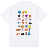 Grizzly Toon Town T Shirt - White