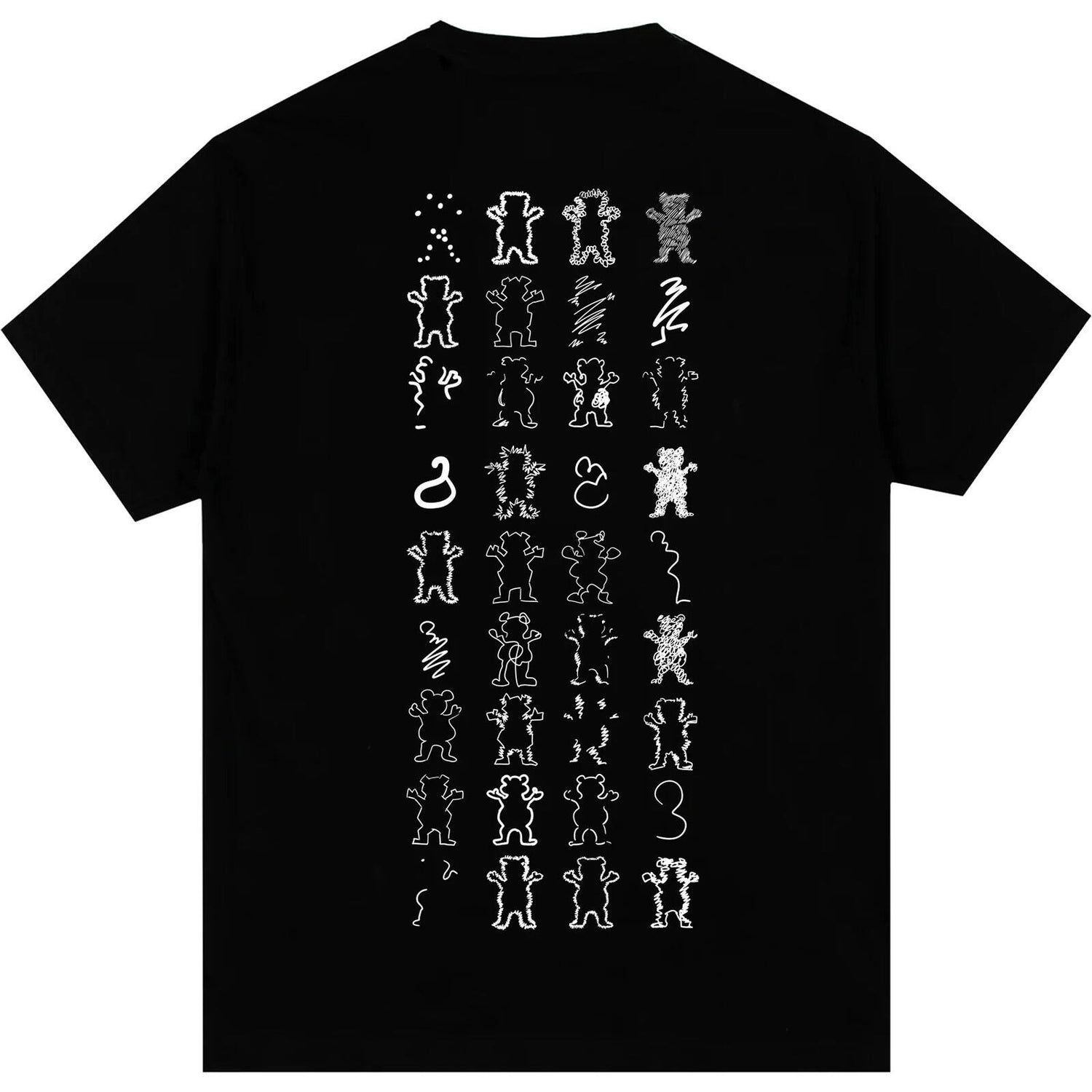 Grizzly Life Cycle T Shirt - Black