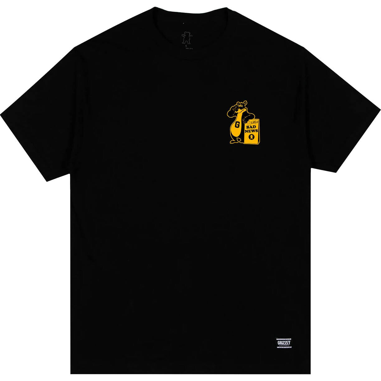 Grizzly Slow Down T Shirt - Black