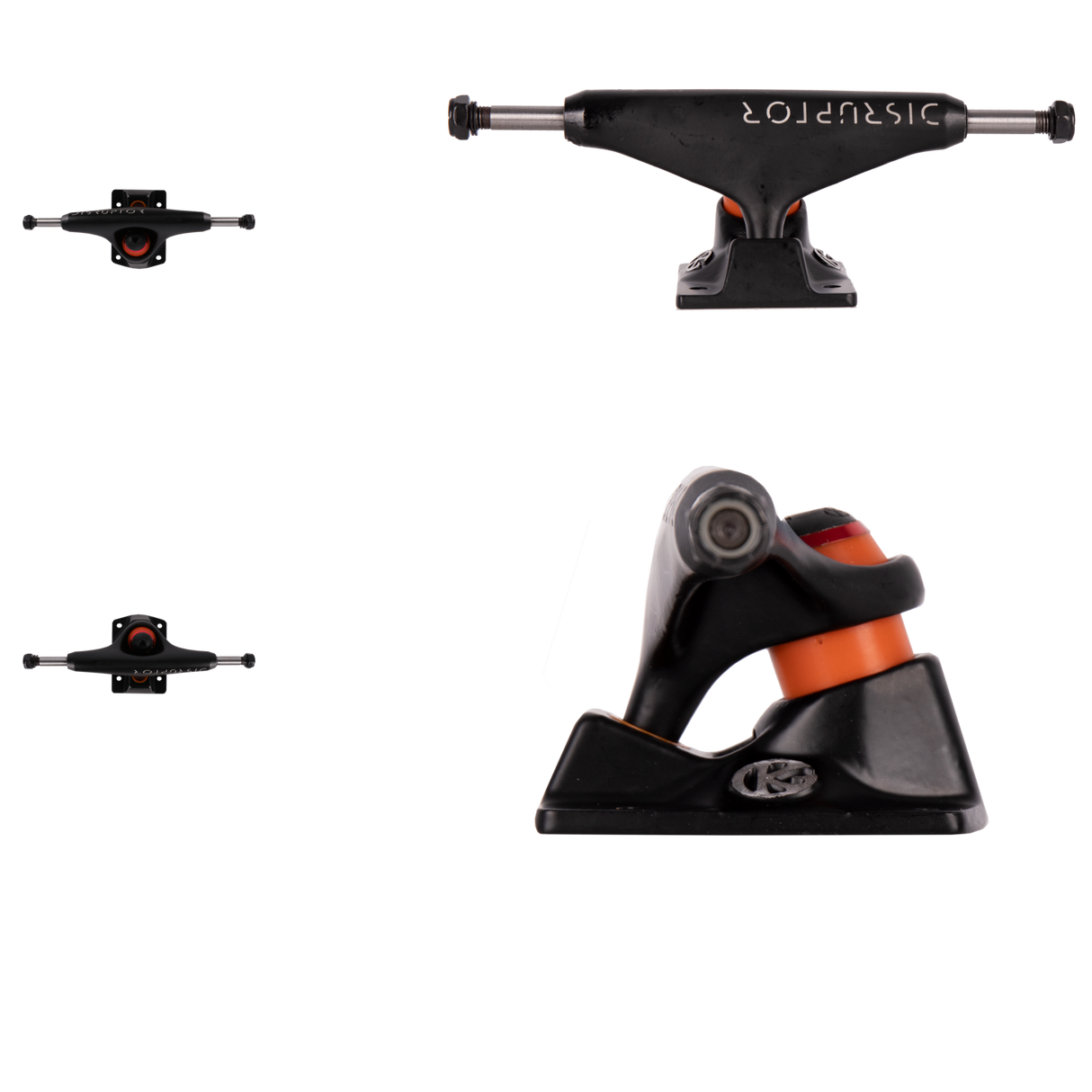 Grind King Disruptor Skateboard Trucks - Black 5''