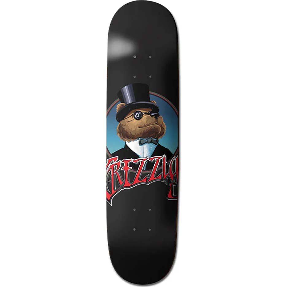 Grizzly Already Dead Skateboard Deck - Black 8.25"