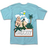 Grizzly Cabana T Shirt - Sky Blue