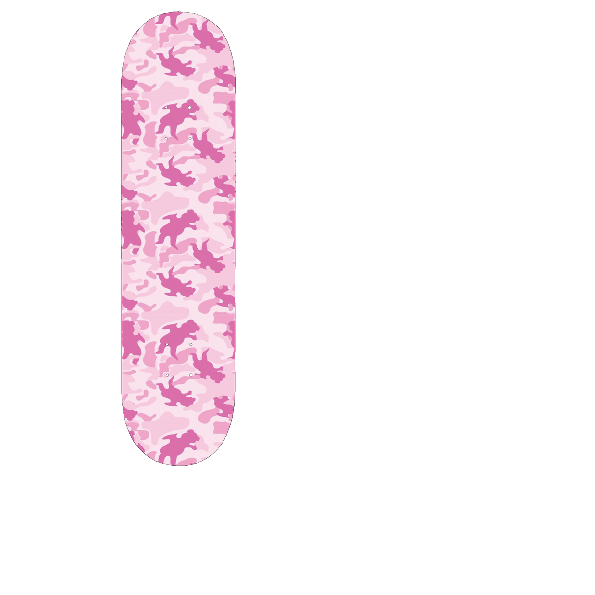Grizzly OG Bear Warp Camo Skateboard Grip Tape - Pink