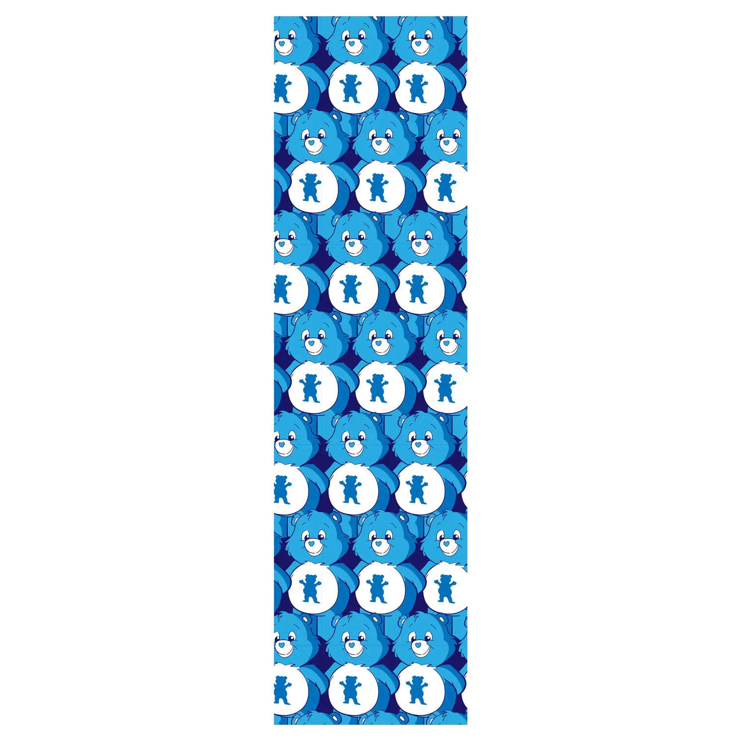 Grizzly Positive Bears Print Skateboard Grip Tape - Blue