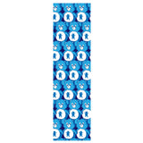 Grizzly Positive Bears Print Skateboard Grip Tape - Blue