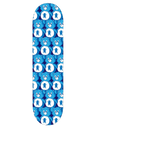 Grizzly Positive Bears Print Skateboard Grip Tape - Blue