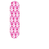 Grizzly Positive Bears Print Skateboard Grip Tape - Pink