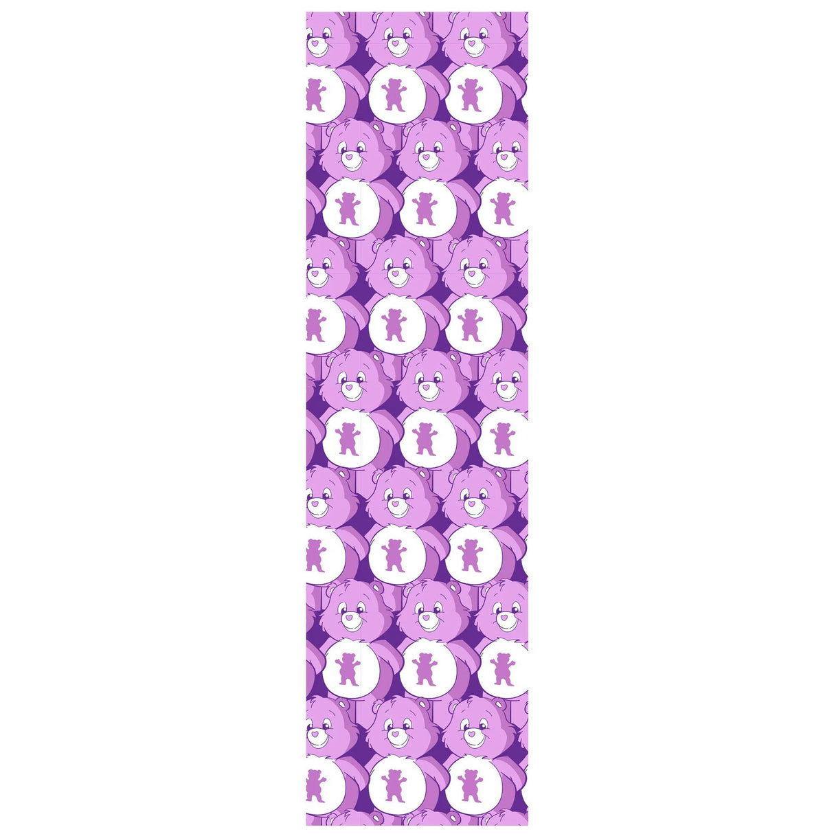Grizzly Positive Bears Print Skateboard Grip Tape - Purple