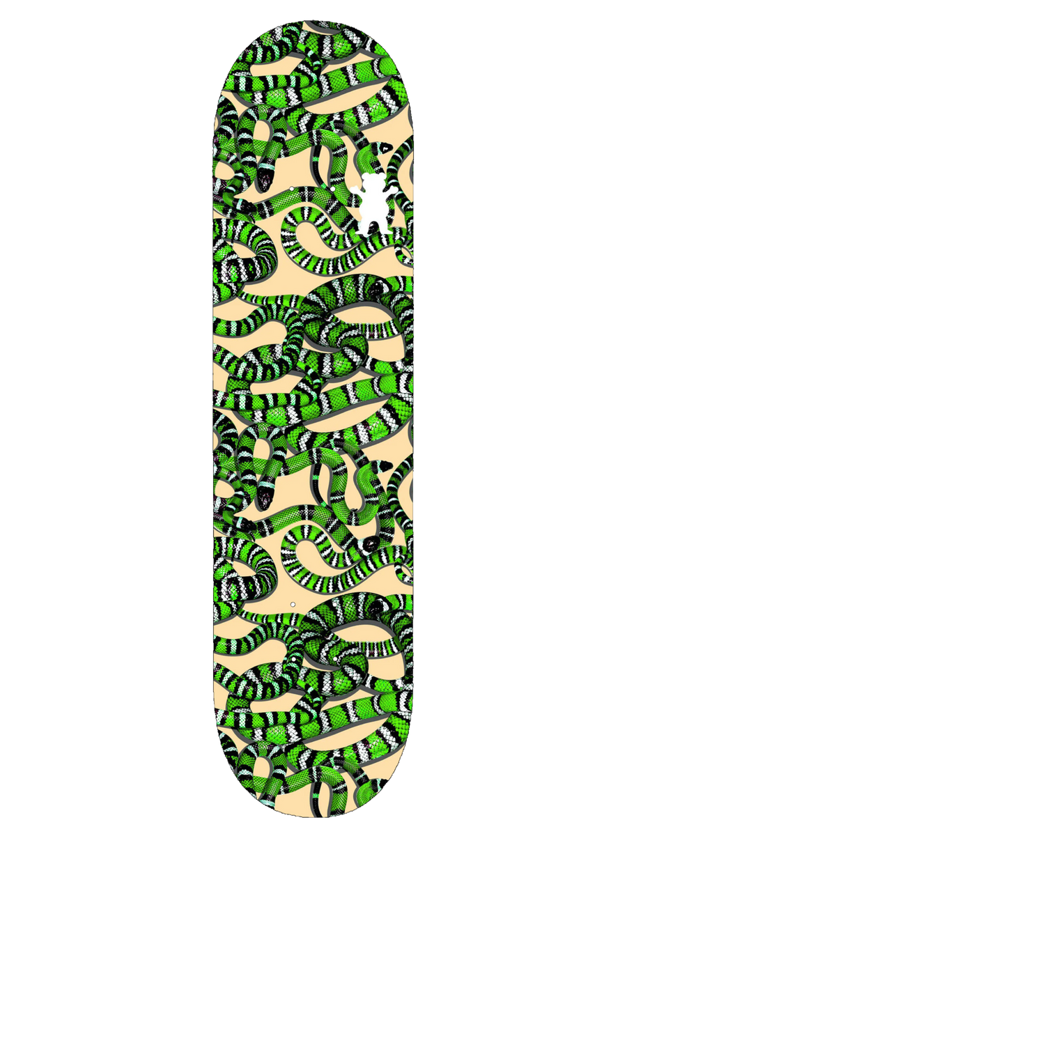 Grizzly Snake Eyes Skateboard Grip Tape - Green