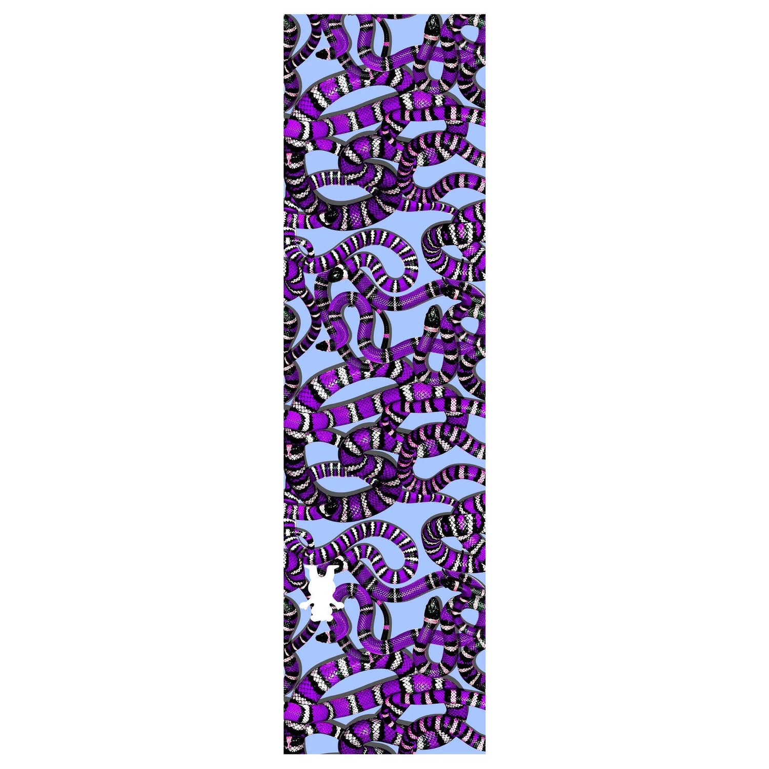 Grizzly Snake Eyes Skateboard Grip Tape - Purple