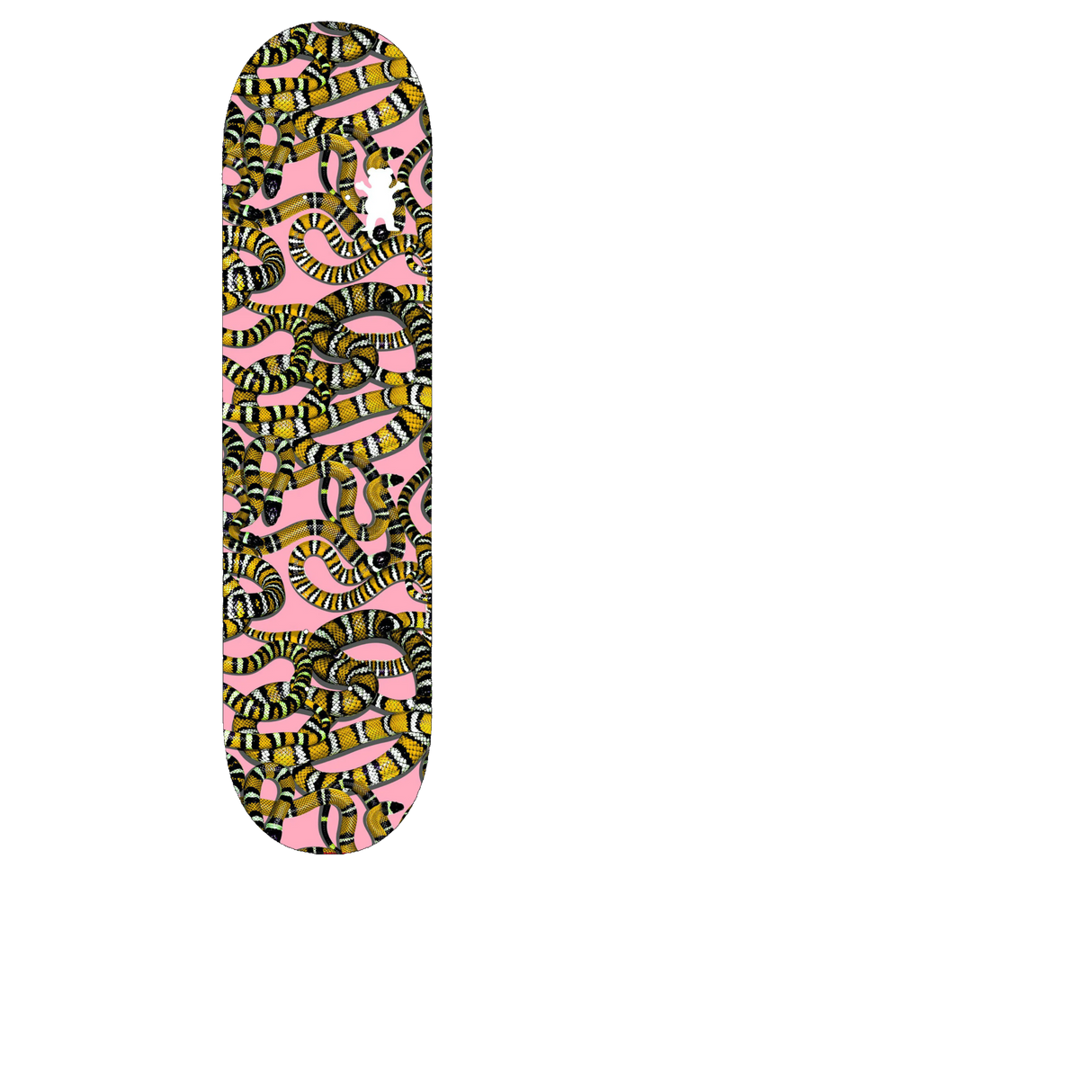 Grizzly Snake Eyes Skateboard Grip Tape - Yellow
