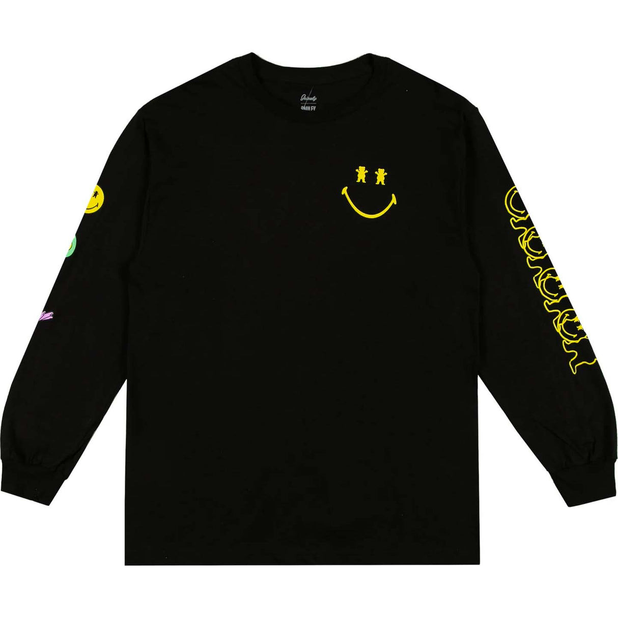 Grizzly Big Smile L/S T Shirt - Black