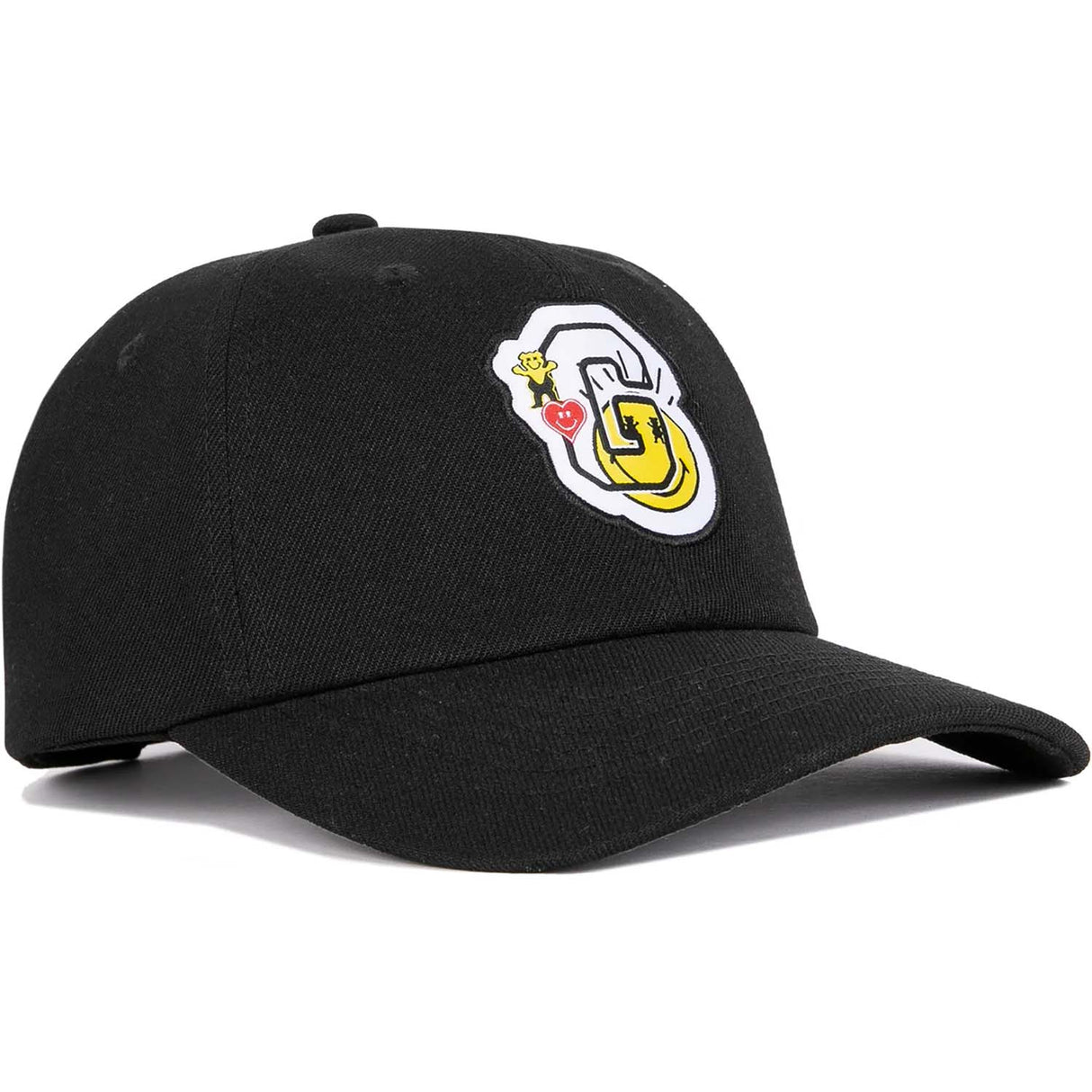 Grizzly x SmileyWorld Dad Hat - Black