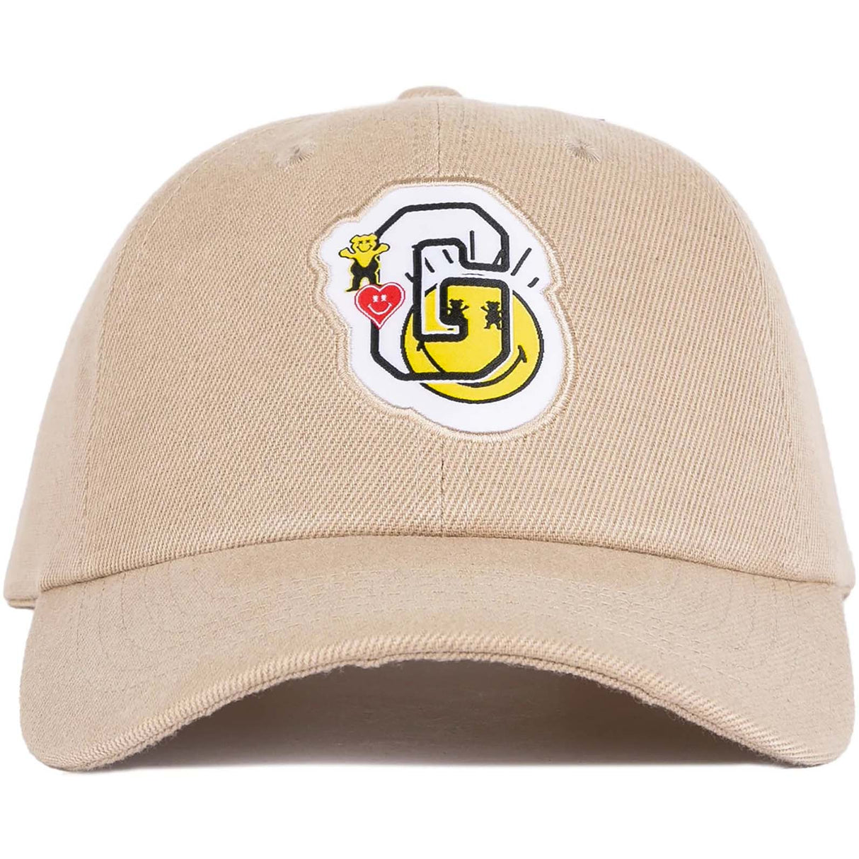 Grizzly x SmileyWorld Dad Hat - Tan