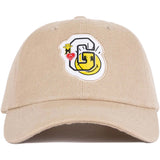 Grizzly x SmileyWorld Dad Hat - Tan