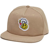 Grizzly x SmileyWorld Snapback Hat - Khaki