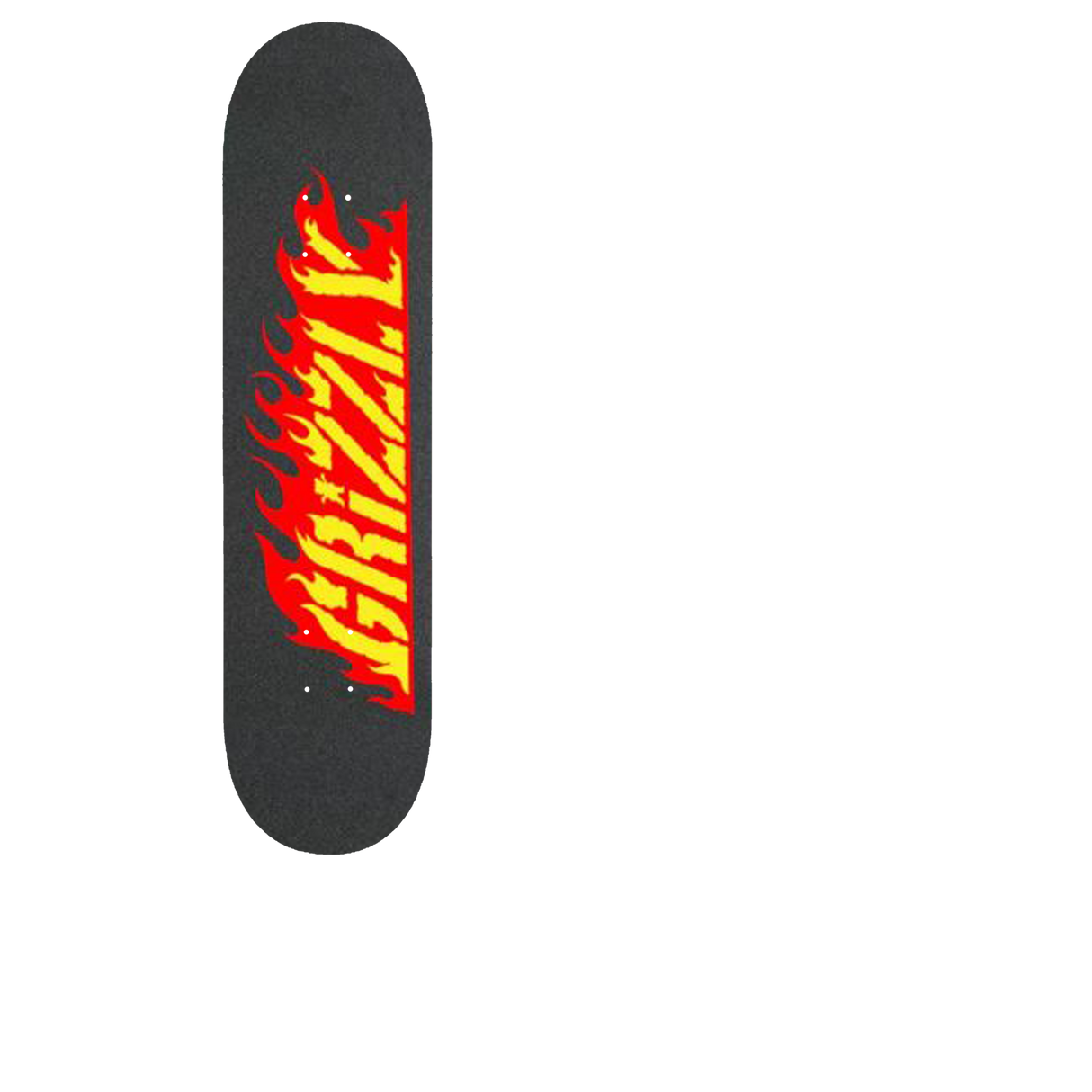 Grizzly Hot Rod Skateboard Grip Tape