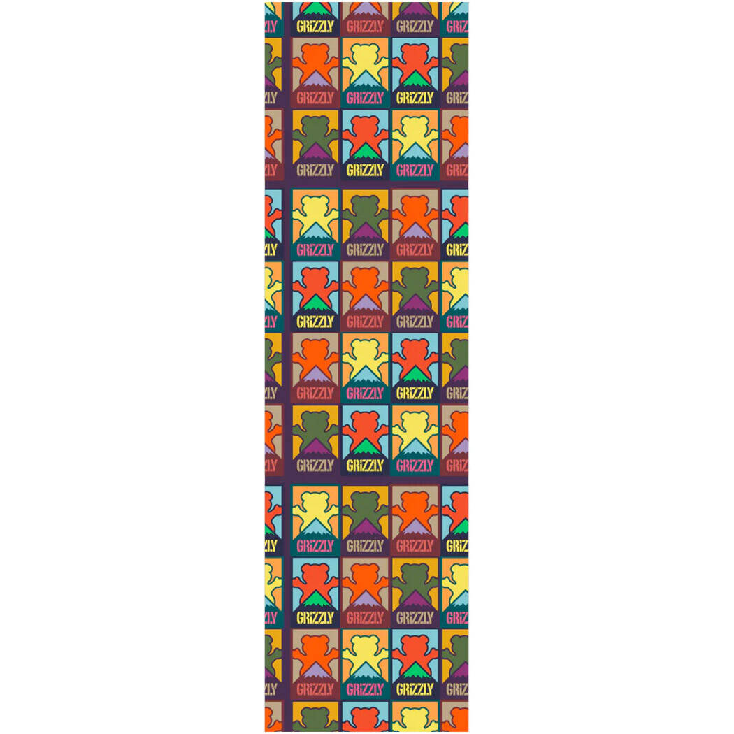 Grizzly Patchwork Skateboard Grip Tape