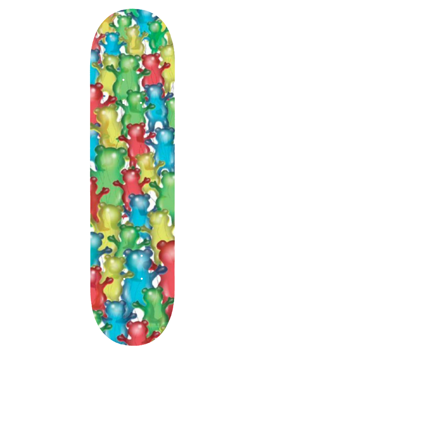 Grizzly OG Bear Balloon Skateboard Grip Tape - Multi