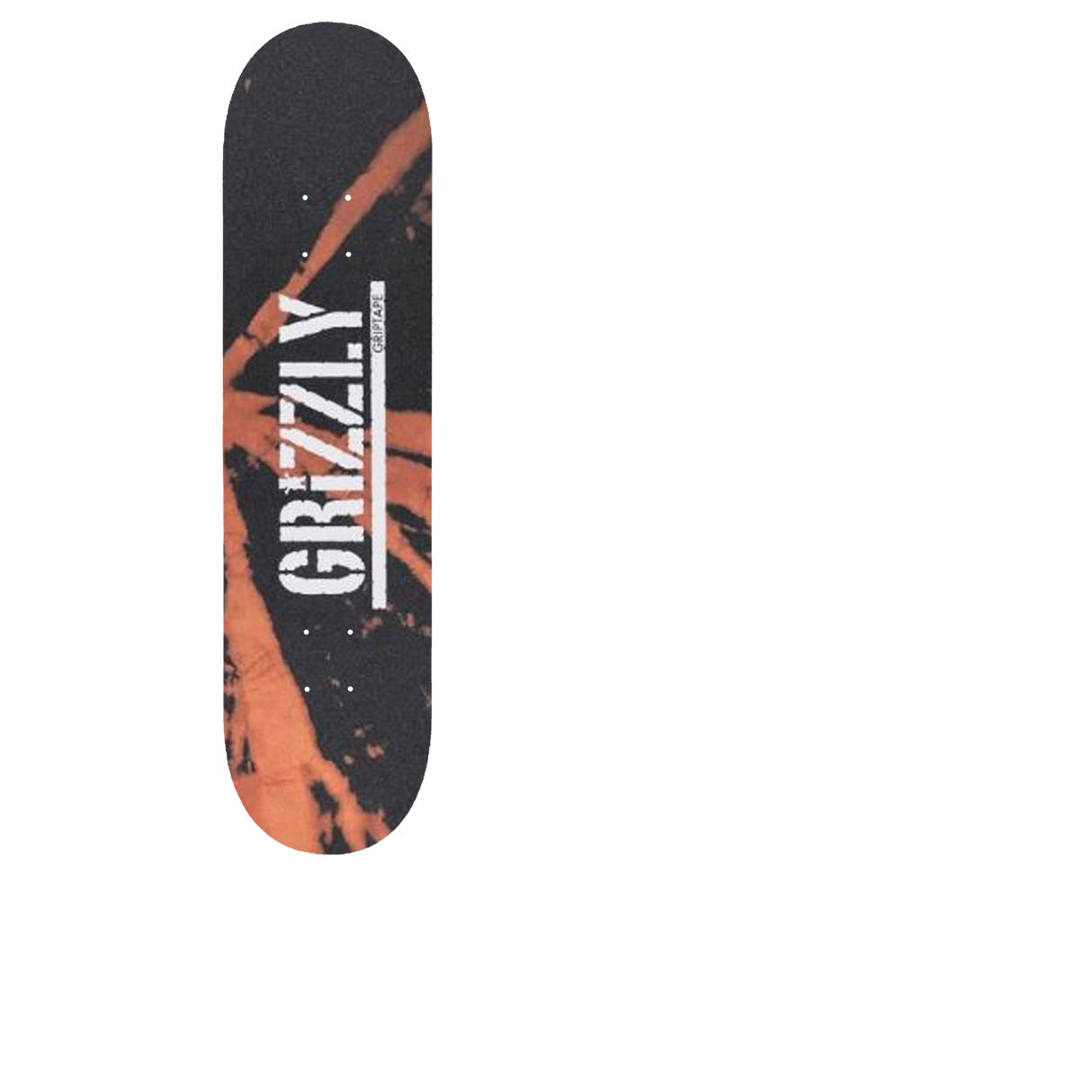 Grizzly Tie-Dye Stamp Skateboard Grip Tape - 1