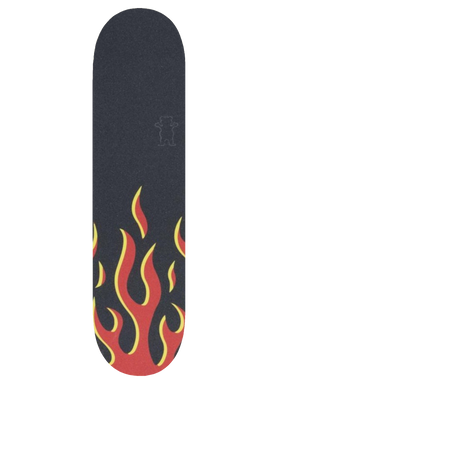 Grizzly Fahrenheit Skateboard Grip Tape - Black 9"