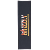 Grizzly Firestarter Skateboard Grip Tape - Black 9"