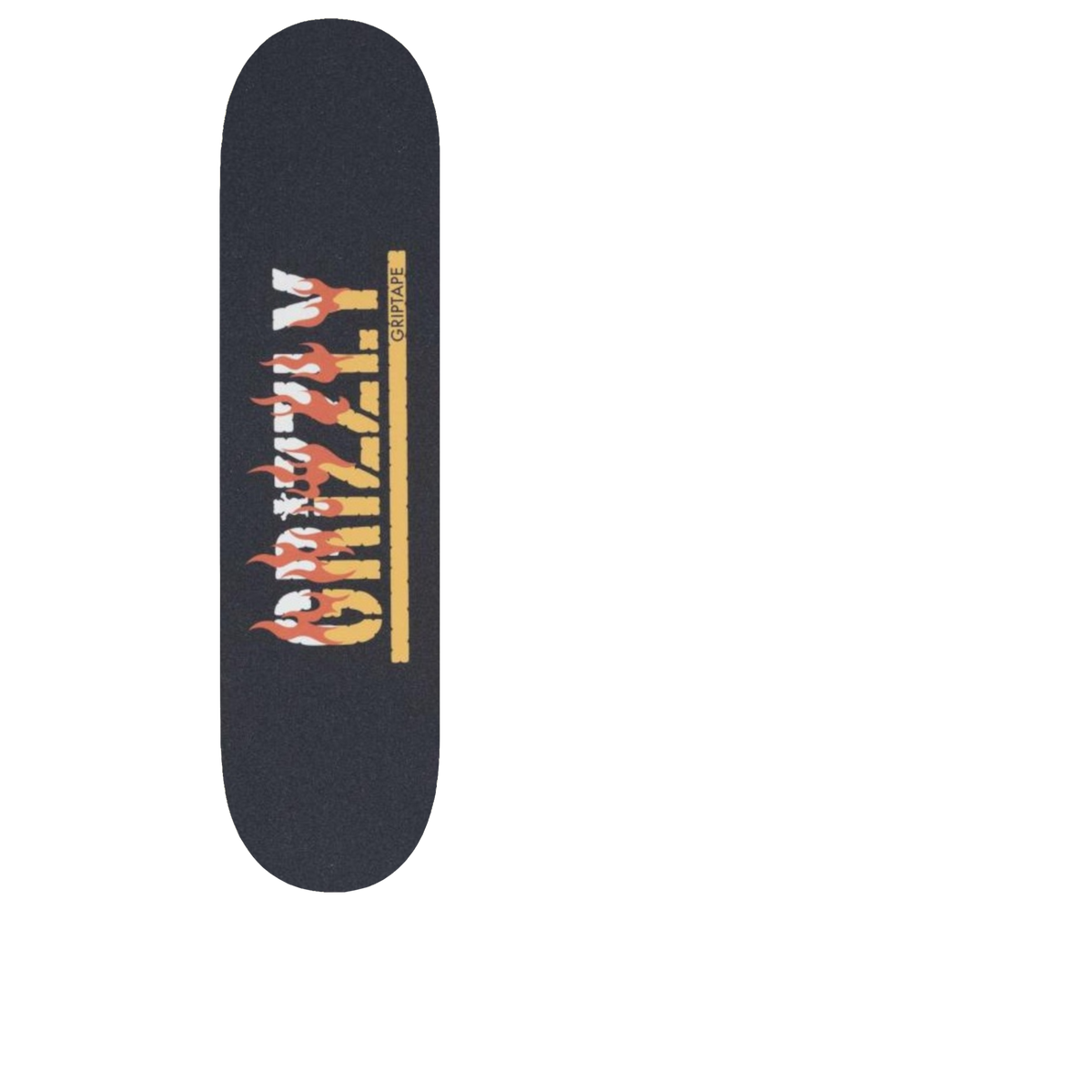 Grizzly Firestarter Skateboard Grip Tape - Black 9"