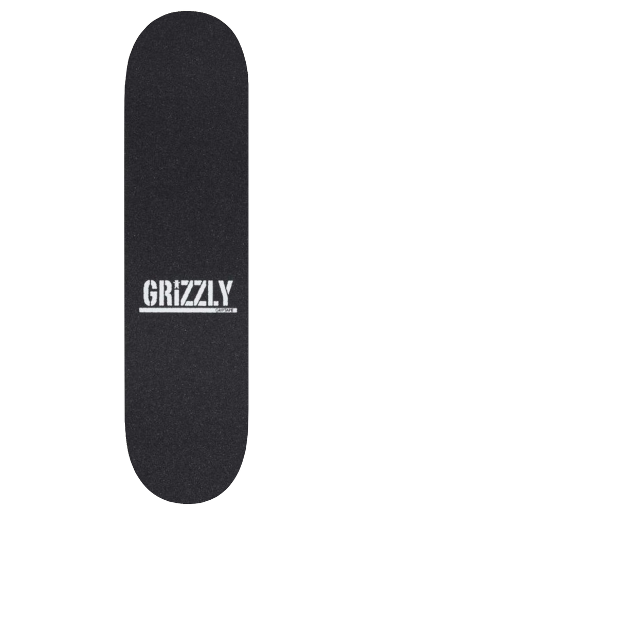 Grizzly Mini Stamp Skateboard Grip Tape - Black 9"