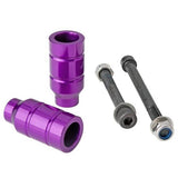 Grit Alloy Scooter Pegs - Anodized Purple