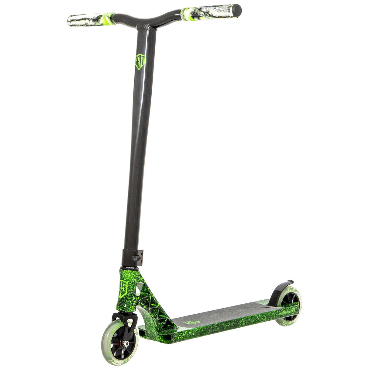 Grit 2021 Elite Stunt Scooter - Black/Green Marble/Black