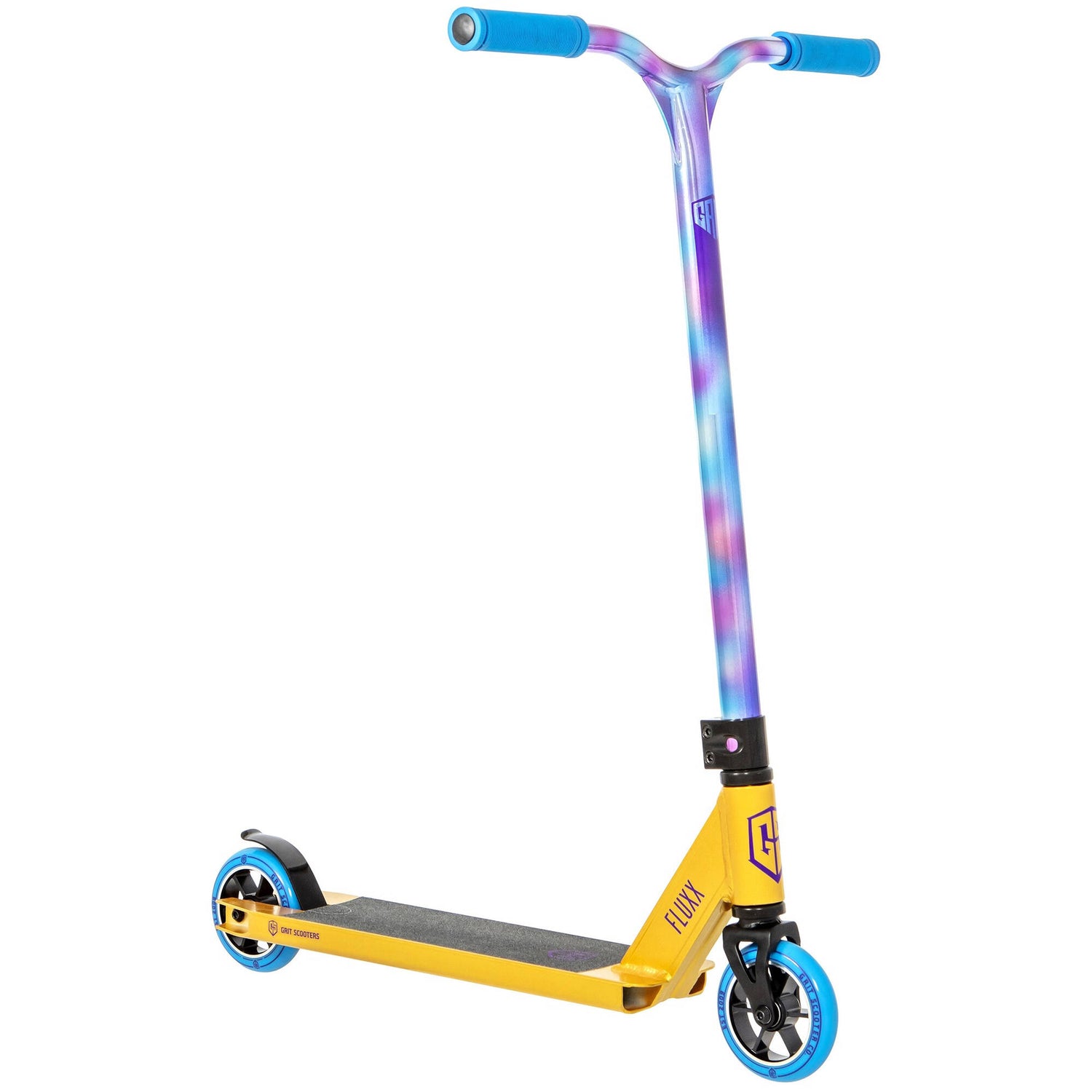 Grit Fluxx Stunt Scooter - Gold/Neo Paint