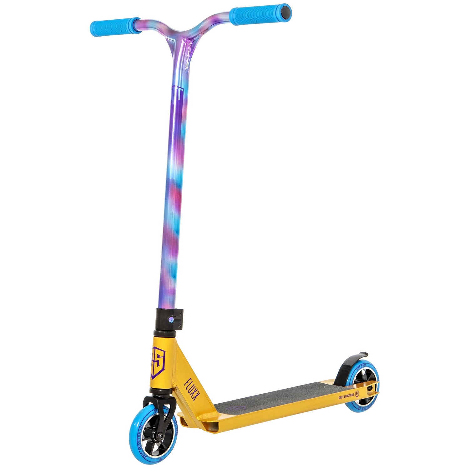 Grit Fluxx Stunt Scooter - Gold/Neo Paint