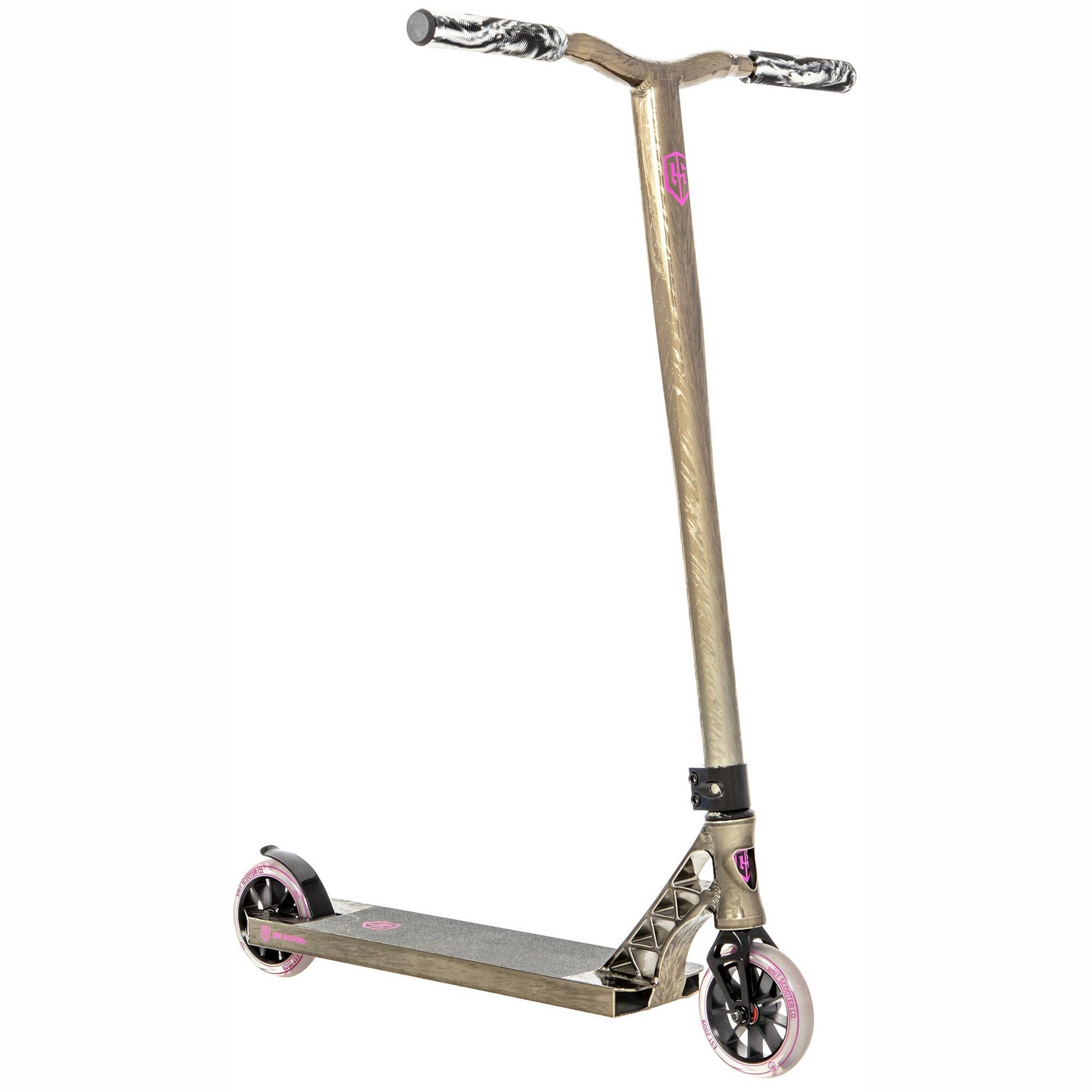 Grit 2021 Invader Stunt Scooter - Vapor Black/Satin Laser