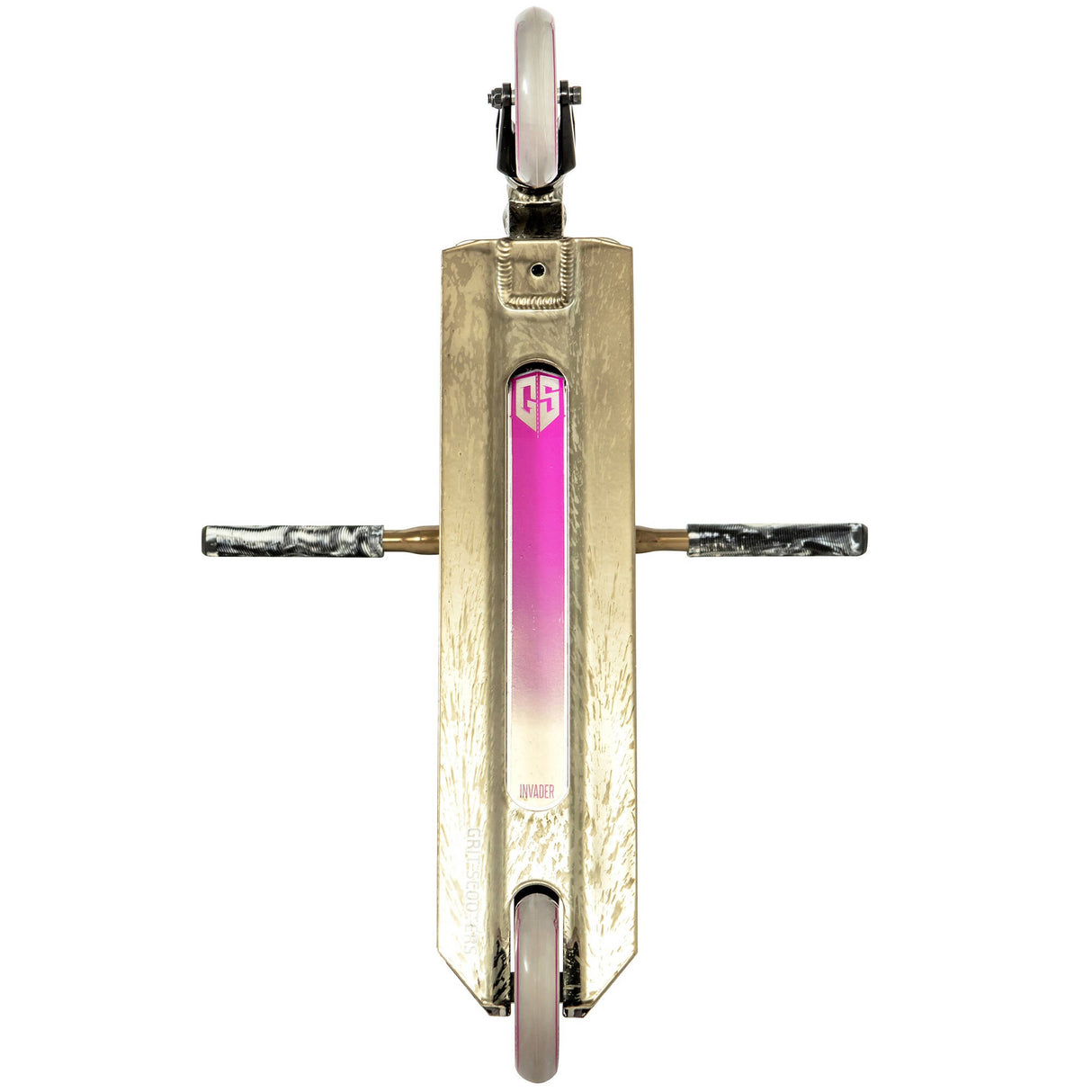 Grit 2021 Invader Stunt Scooter - Vapor Black/Satin Laser