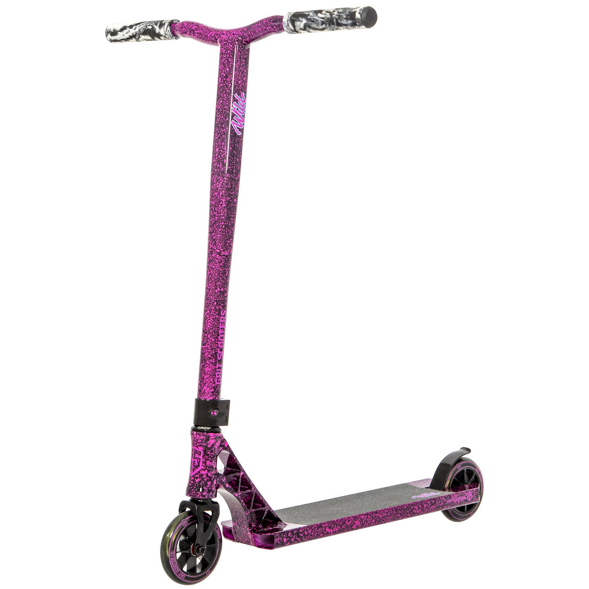 Grit 2021 Wild Stunt Scooter - Black/Purple Marble