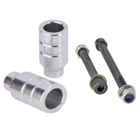Grit Alloy Scooter Pegs - Silver