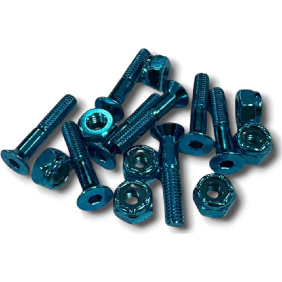 G-Tool Allen Skateboard Truck Bolts - Blue 1"