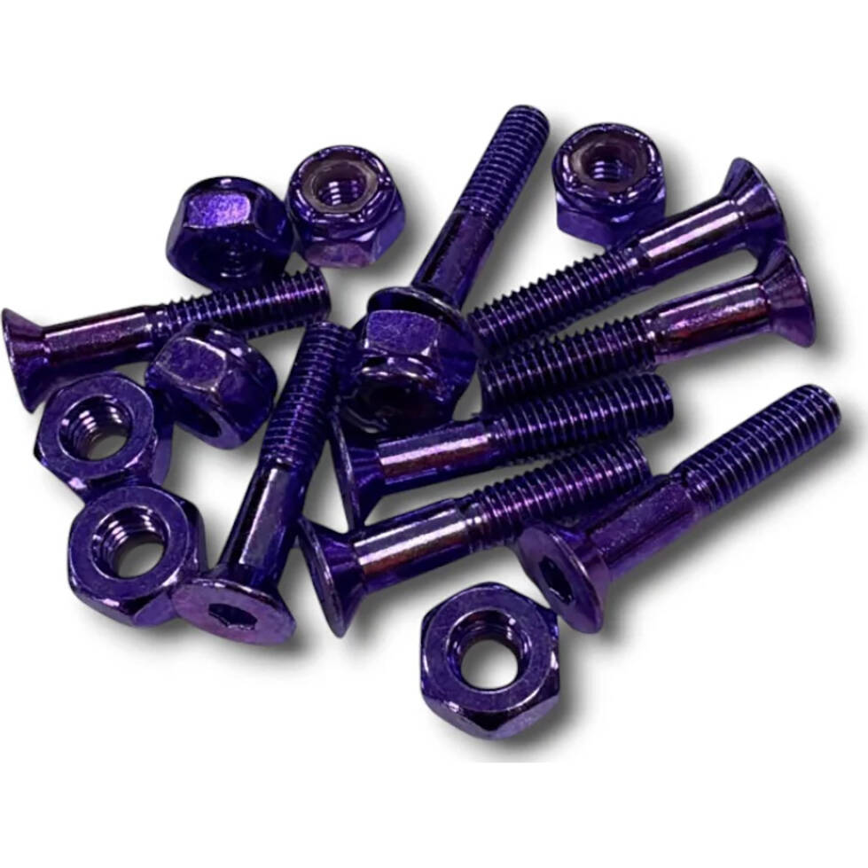 G-Tool Allen Skateboard Truck Bolts - Purple 1"