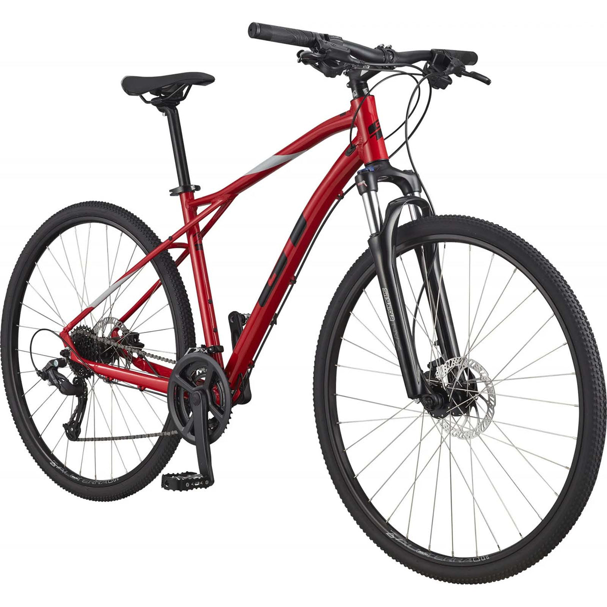 GT Transeo Elite M Hybrid Bike - Red
