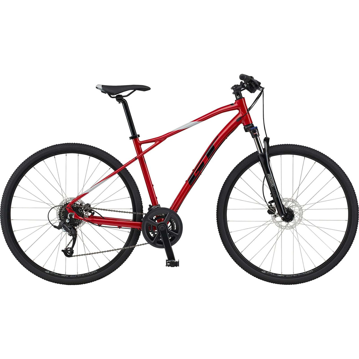 GT Transeo Elite M Hybrid Bike - Red